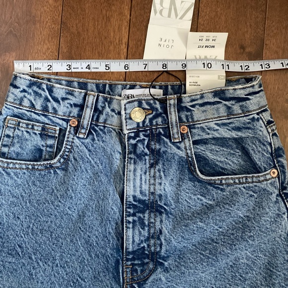 NWT Zara mom fit shorts 2 - Picture 8 of 14